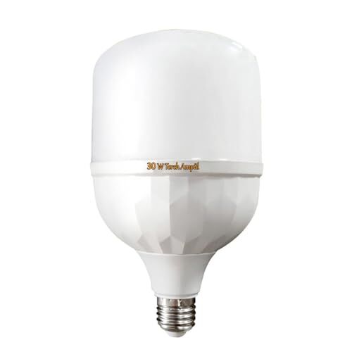 Tasarruflu Torch Ampul 30 W LED Lamba Beyaz E27 Duy 25.000 Saat Uzun Ömürlü 220 V Elektrik 1 Adet