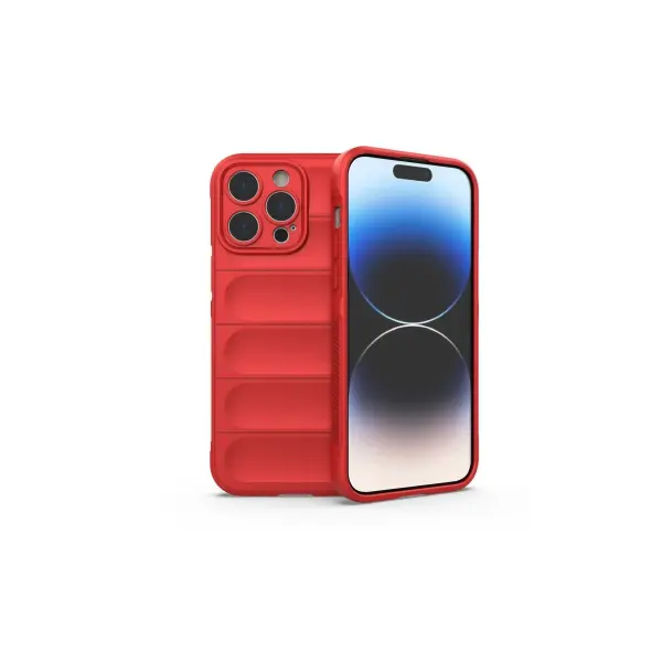 Apple iPhone 15 Pro Kılıf Optimum Silikon - Kırmızı