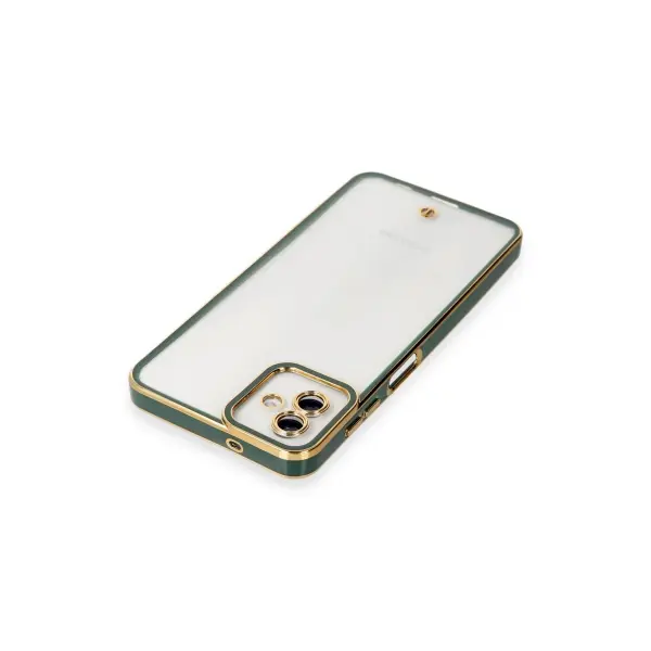 Samsung Galaxy A04 Kılıf Liva Lens Silikon - Yeşil