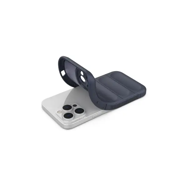 Apple iPhone 15 Pro Max Kılıf Optimum Silikon - Lacivert
