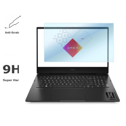 HP Omen 16-WF1010NT 16.1 İnç ile Uyumlu 9H Temperli Kırılmaz Esnek Nano Cam Ekran Koruyucu, Çizilmeye ve Darbeye Dayanıklı, HD Şeffaf 16:9