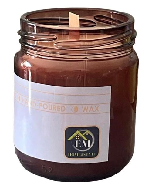 210 ml Paçuli&Vanilya&Kahve Kokulu Kavanoz Mum