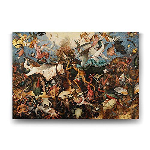 Pieter Brueghel The Fall of the Rebel Angels Tablosu - 45x30 cm