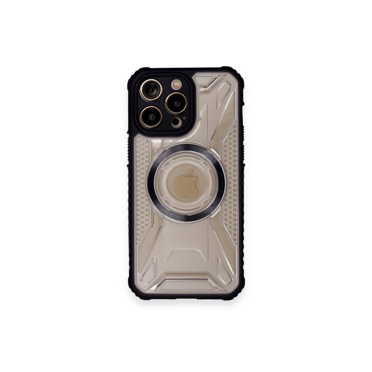 Apple İphone 12 Pro Kılıf Prag Magneticsafe Kapak - Siyah