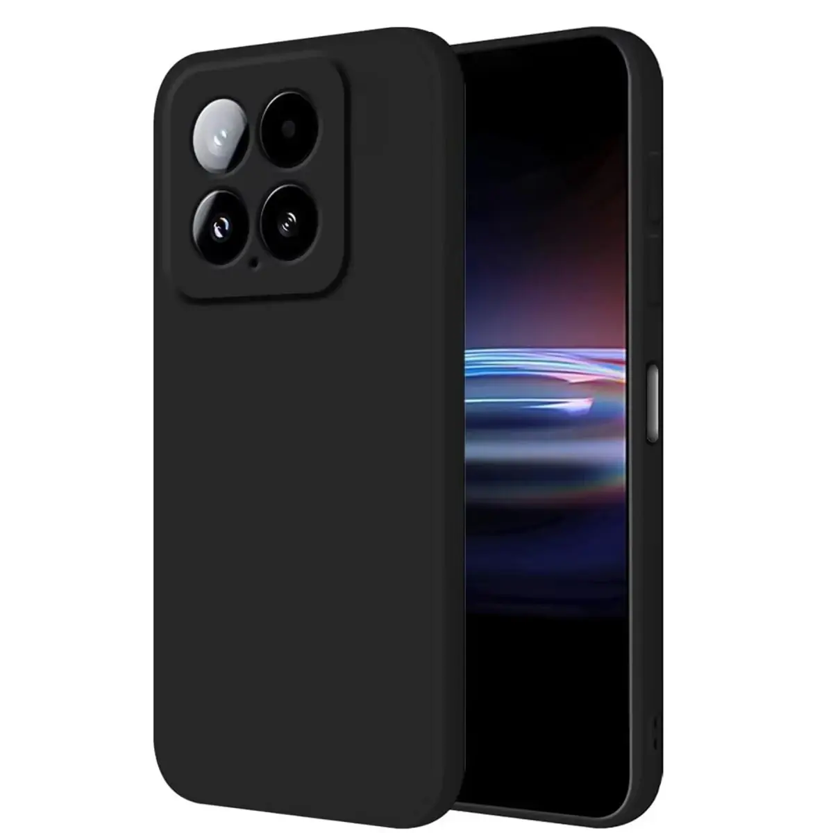 Xiaomi Mi 14T Pro Kılıf Nano içi Kadife Silikon - Siyah