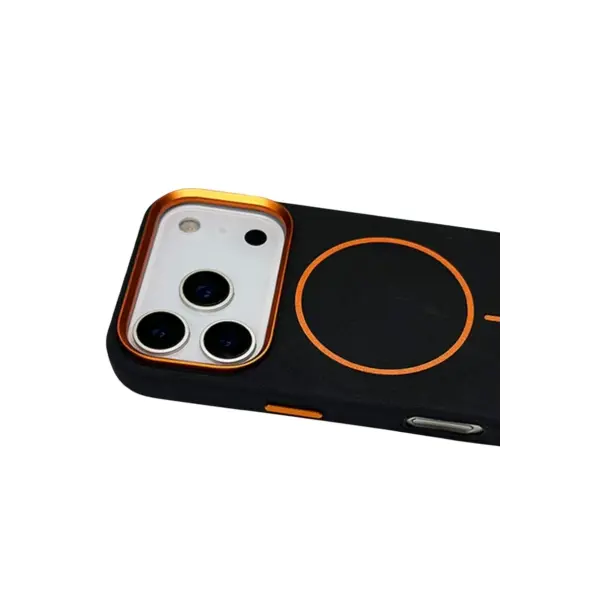 Joko Apple iPhone 18 Pro Max/17 Pro Max Luno Deri Magsafe Kapak - Siyah