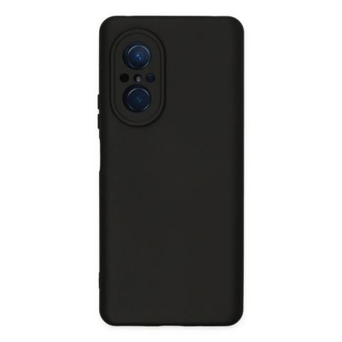 Huawei Nova 9 Se Kılıf Nano İçi Kadife Silikon - Siyah