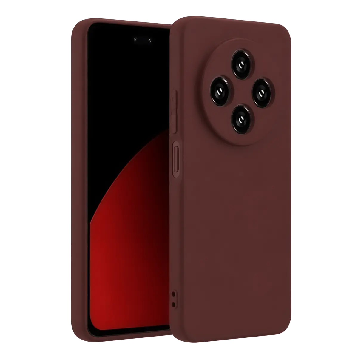 Xiaomi Redmi 14C Kılıf First Silikon - Bordo