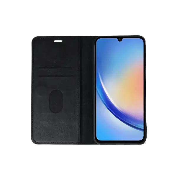 Samsung Galaxy A24 4G Kılıf Trend S Plus Kapaklı Kılıf - Siyah
