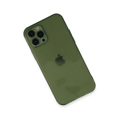 Apple İphone 12 Pro Kılıf Fly Lens Silikon - Yeşil