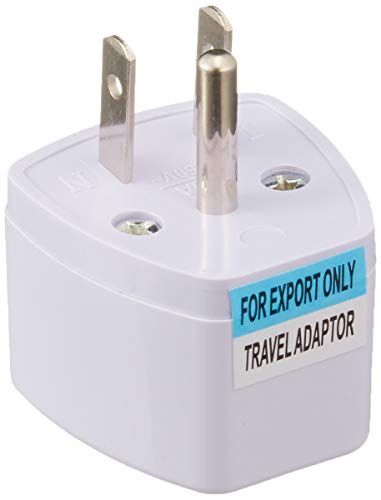 523738 Seyahat Adaptörü Usa Erkek Fişli Universal, Beyaz
