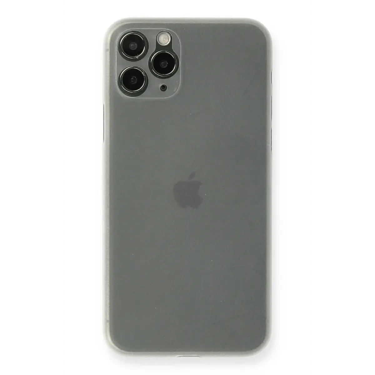Apple iPhone 11 Pro Max Kılıf PP Ultra İnce Kapak - Beyaz
