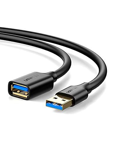 USB 3.0 uzatma kablosu 1.5 Metre, siyah