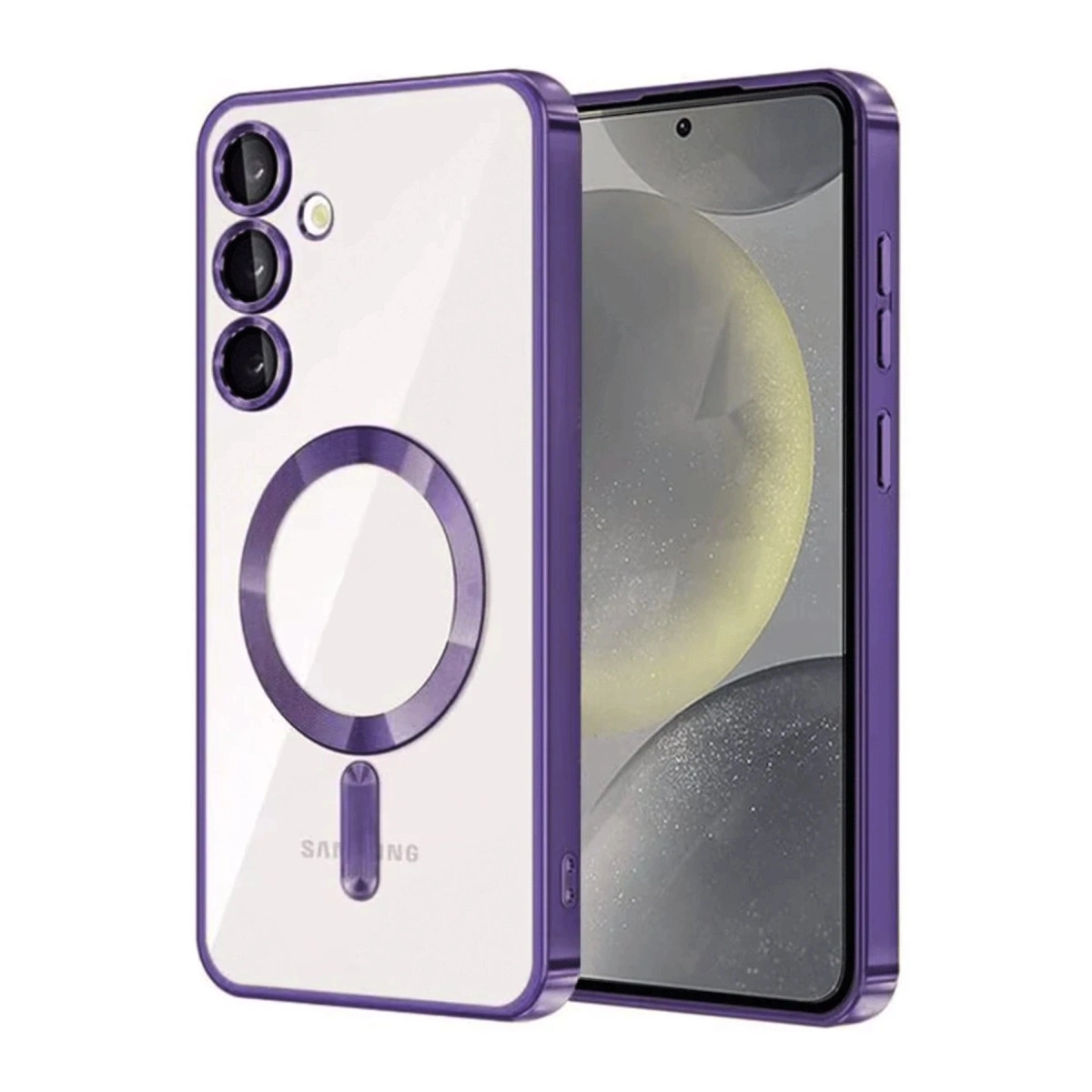 Samsung Galaxy A55 5g Kross Magneticsafe Kapak - Mor