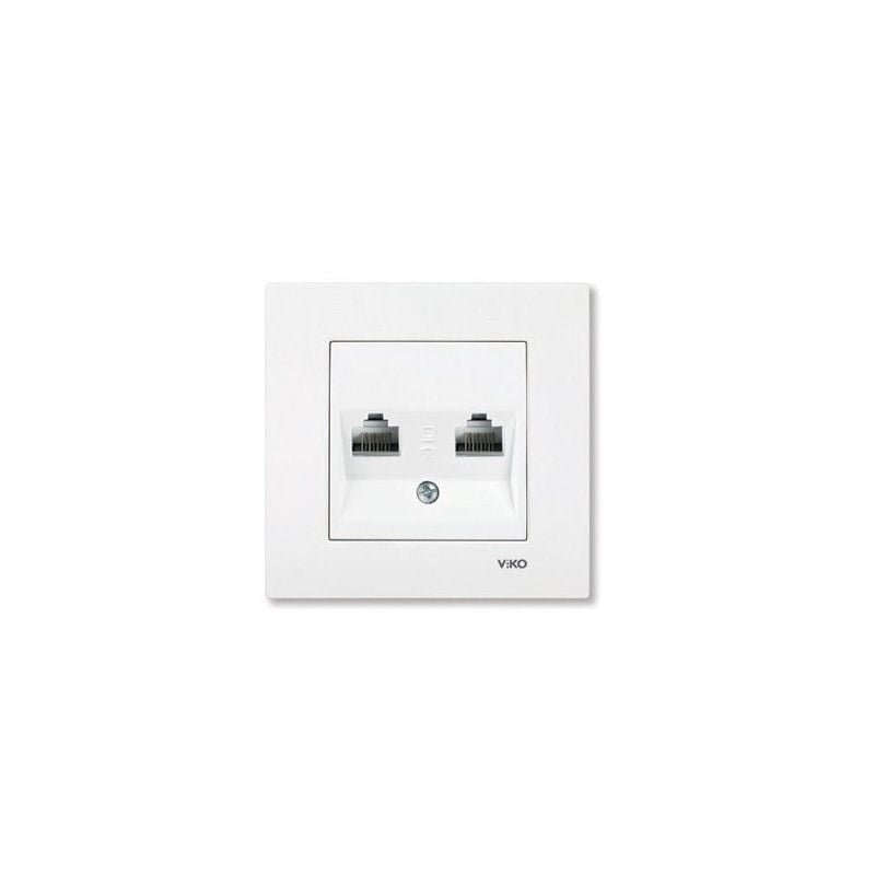 Viko Karre İkili Data Prizi 2 X RJ45 CAT6 Beyaz