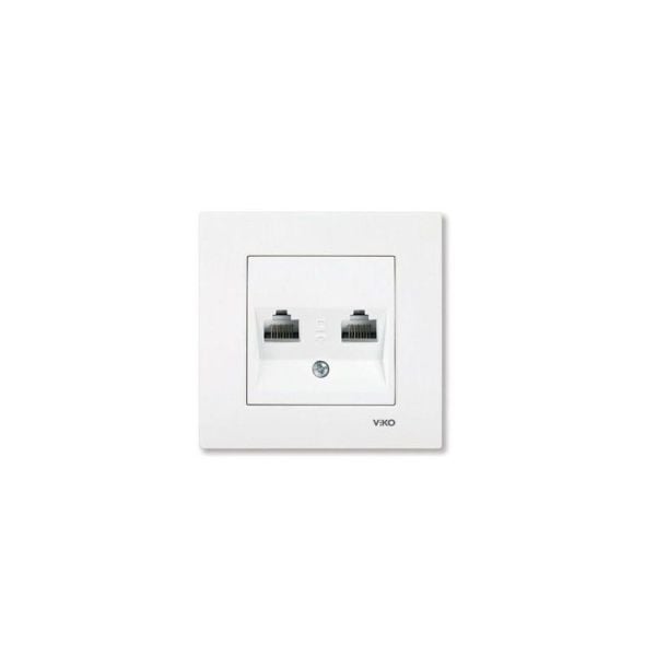 Viko Karre İkili Data Prizi 2 X RJ45 CAT6 Beyaz