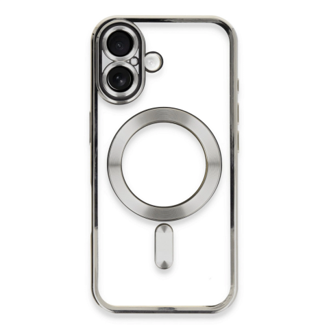 Apple İphone 16 Plus Kılıf Kross Magneticsafe Kapak - Gümüş