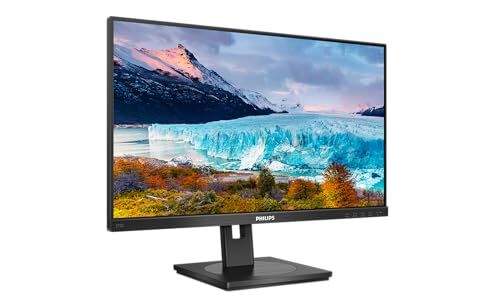 272S1M 67 cm (27 inç) Fhd monitör, 1920 x 1080,75 Hz, DisplayPort, HDMI, Dvı, Vga, USB Hub, siyah