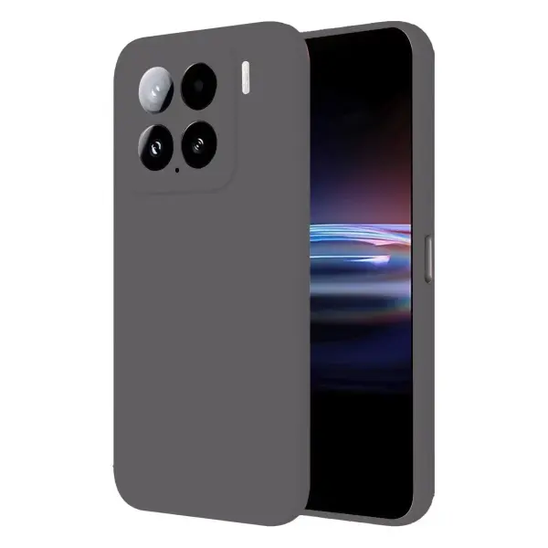 Xiaomi Mi 15 Pro Kılıf Nano içi Kadife Silikon - Gri