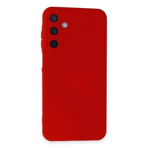 Samsung Galaxy A25 5g Kılıf Nano İçi Kadife Silikon - Kırmızı