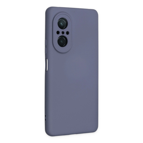 Huawei Nova 9 Se Kılıf Nano İçi Kadife Silikon - Gri