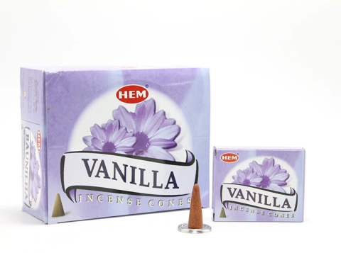 Vanilla Aromalı Konik Tütsü