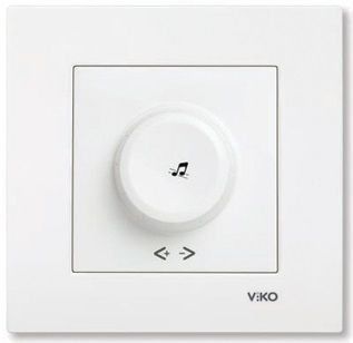 Viko Karre Müzik Yayın Anahtarı Beyaz