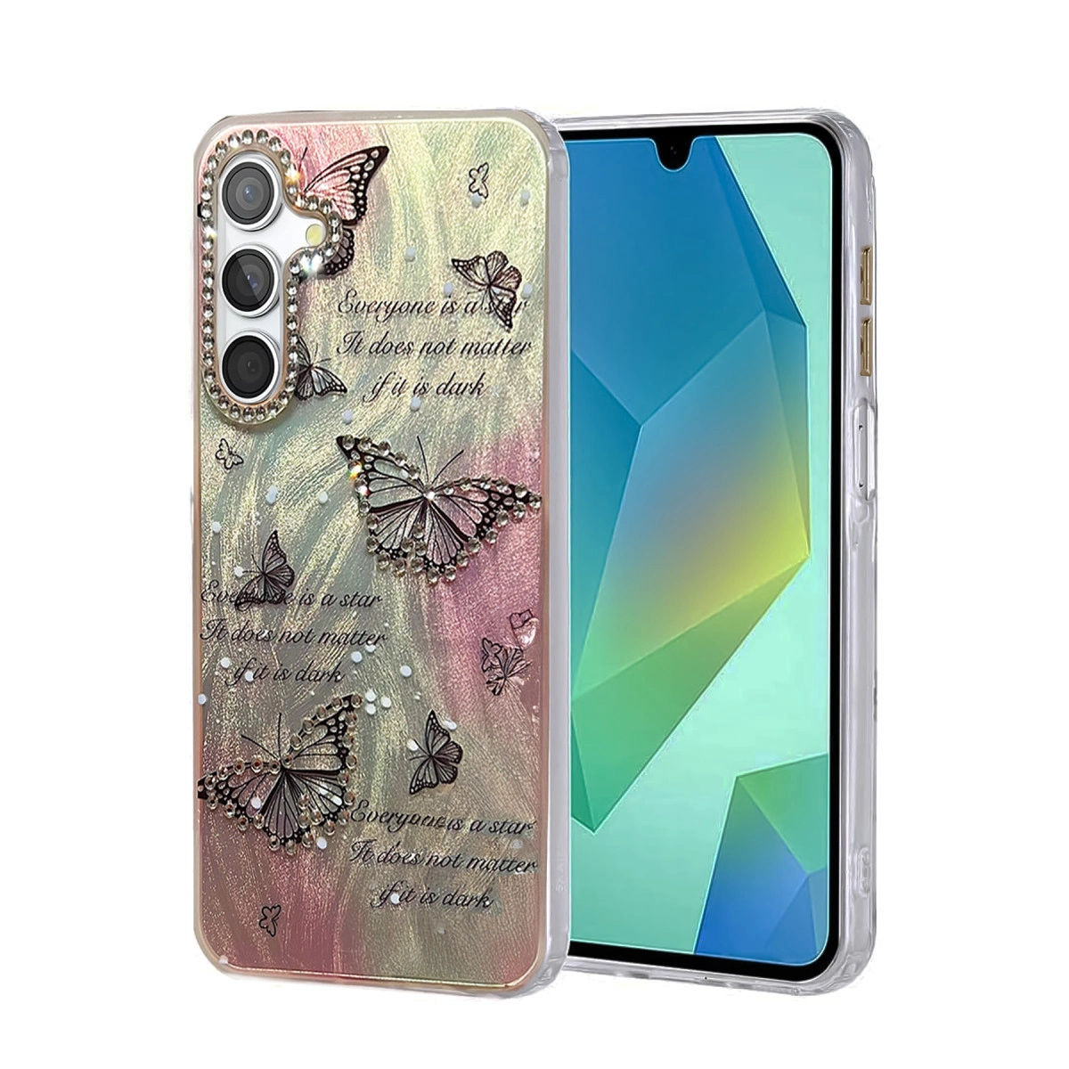 Samsung Galaxy S25 Kılıf Blade Aynalı Desenli Kapak - Desen 6