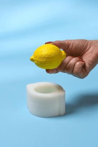 Limon Yatay Silikon Mum Kalıbı