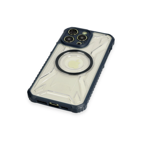 Apple İphone 12 Pro Max Kılıf Prag Magneticsafe Kapak - Lacivert