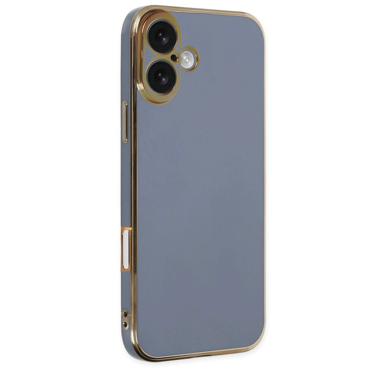 Apple İphone 16 Kılıf Volet Silikon - Mavi