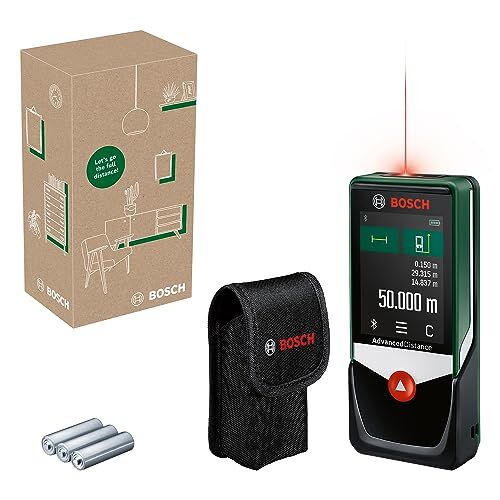 Home & Garden AdvancedDistance 50C Lazerli Uzaklık Ölçer, 50m Çalışma Alanı, 4 sn. Ölçme Süresi, 3 x AA Pil