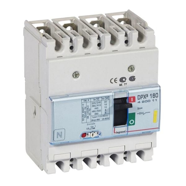 Legrand 420011 DPX³160 TM 4P 25A 16kA Kompakt Şalter
