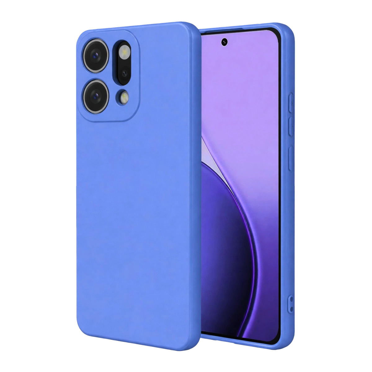Oppo Reno 14 First Silikon - Mavi