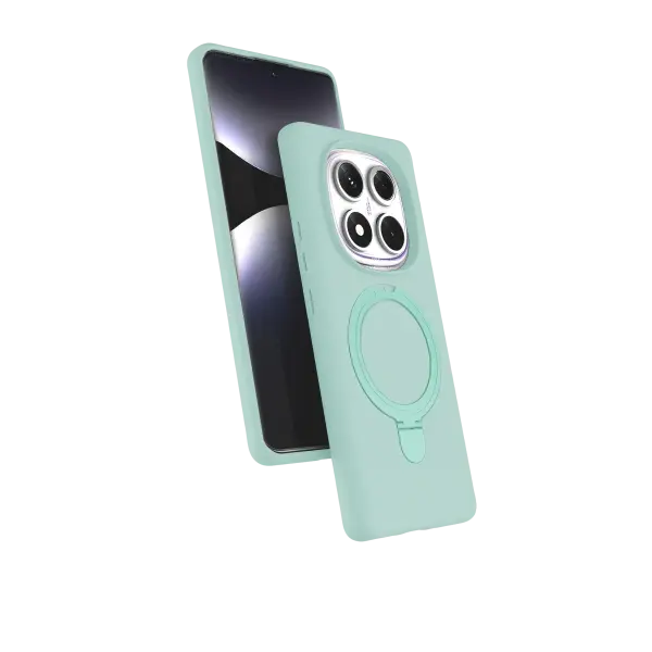 Xiaomi Redmi Note 14 Pro 5G Regal Magsafe Standlı Kapak - Su Yeşili
