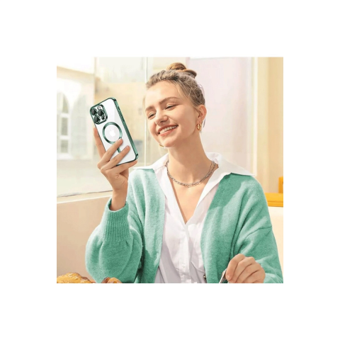 Apple İphone 16 Pro Max Kılıf Kross Magneticsafe Kapak - Titan Gri