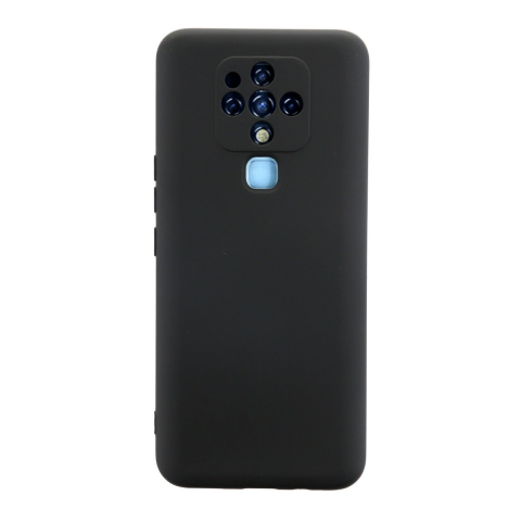 Tecno Camon 16 Kılıf Nano İçi Kadife Silikon - Siyah