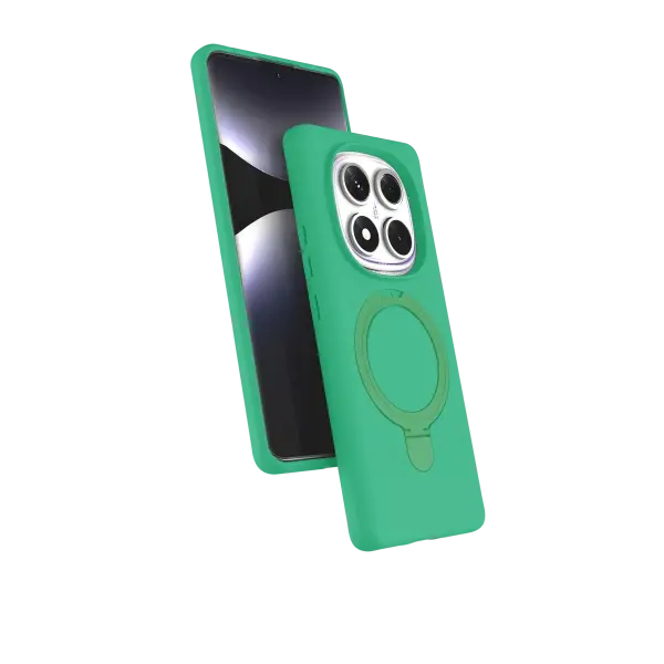 Xiaomi Redmi Note 14 Pro 5G Regal Magsafe Standlı Kapak - Yeşil