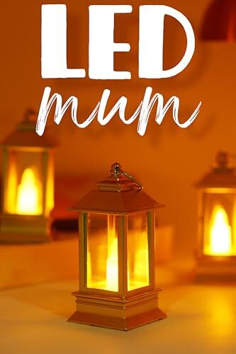 3 Adet LED Mum Mini Dörtgen Tip Pil Dahil Dumansız Alev LED'li Yapay Dekoratif Mum Altın PT434