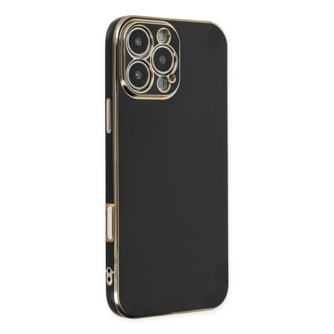 Apple İphone 16 Pro Kılıf Volet Silikon - Siyah