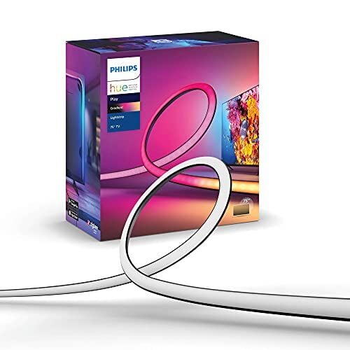 Hue Lightstrip Gradient TV 75'inç Akıllı Renkli LED Şerit Aydınlatma, 25.000 Saat Kullanım Ömrü