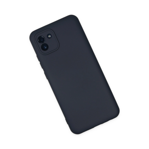 Samsung Galaxy A03 Kılıf Nano İçi Kadife Silikon - Lacivert