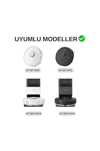Q7 Max Q7 Max Plus ile uyumlu 2 adet silikon ana fırça