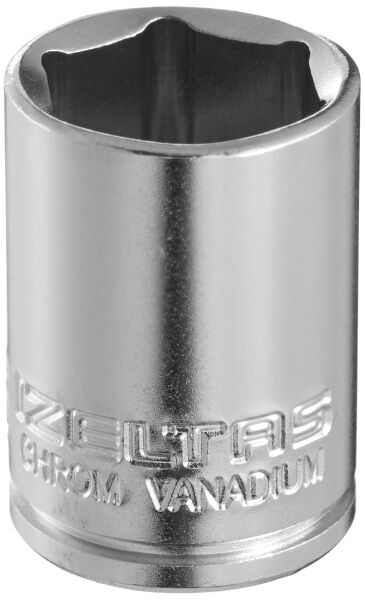 1107060013 1/4'' Altı Köşe Lokma Anahtar, Krom, 13 mm