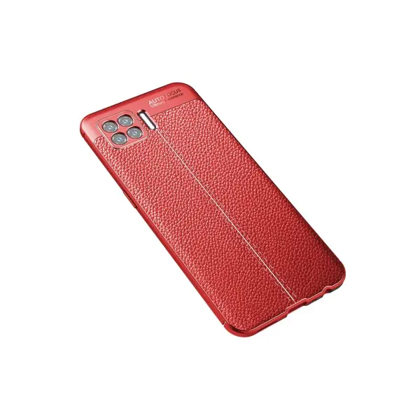 Oppo A73 Kılıf Auto Focus Kapak - Kırmızı