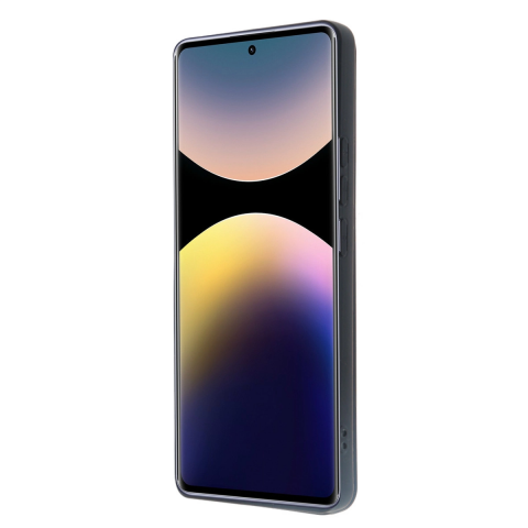 Xiaomi Redmi Note 14 Pro 5g Kılıf Sara Kartvizitli Deri Kılıf - Kırmızı