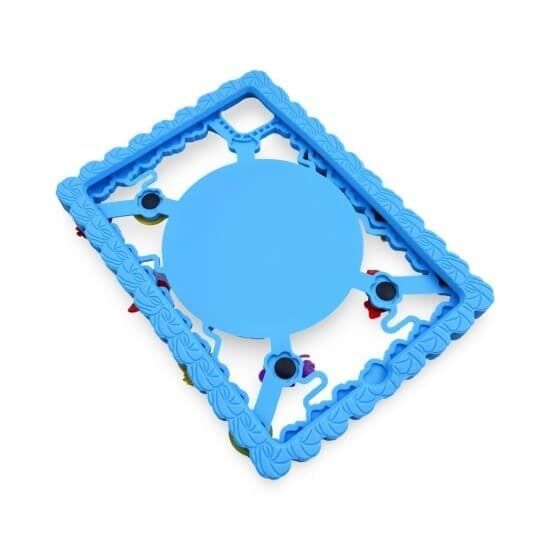 7-8inç Hometech Vorcom Casper Alcatel Amazon Tüm Tabletlere Uyumlu Meyve Desenli Çocuk Kılıfı, Mavi