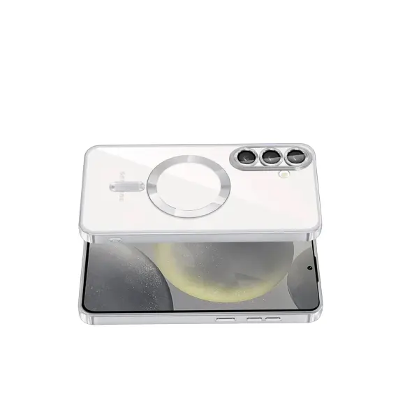 Samsung Galaxy S26 Kross Magneticsafe Kapak - Gümüş