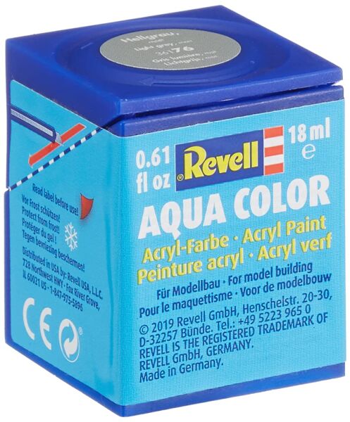 Su Bazlı Maket Boyası Açık Gri Mat 18 Ml (36176)