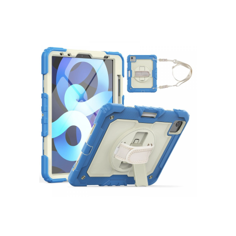 Apple İpad Pro 11 (2020) Kılıf Strap New Tablet Kapak - Mavi
